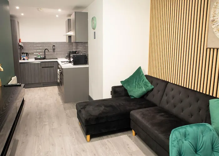 1 Bed With Super King Bed Workspace Wifi & Netflix